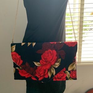 Rose 🌹envelope clutch